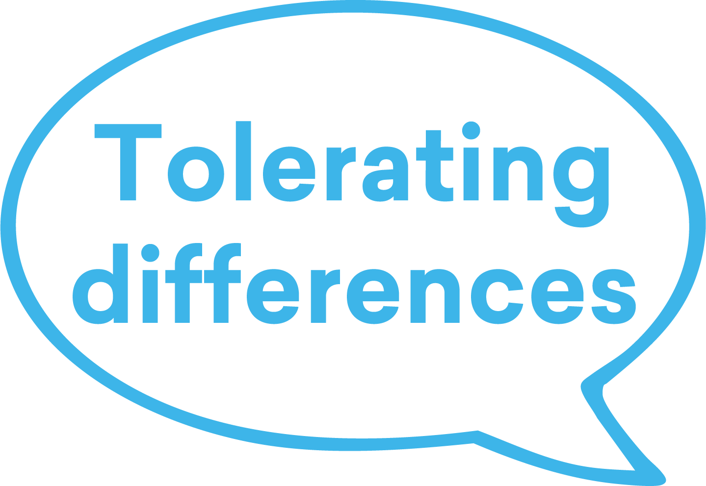 Tolerating differences